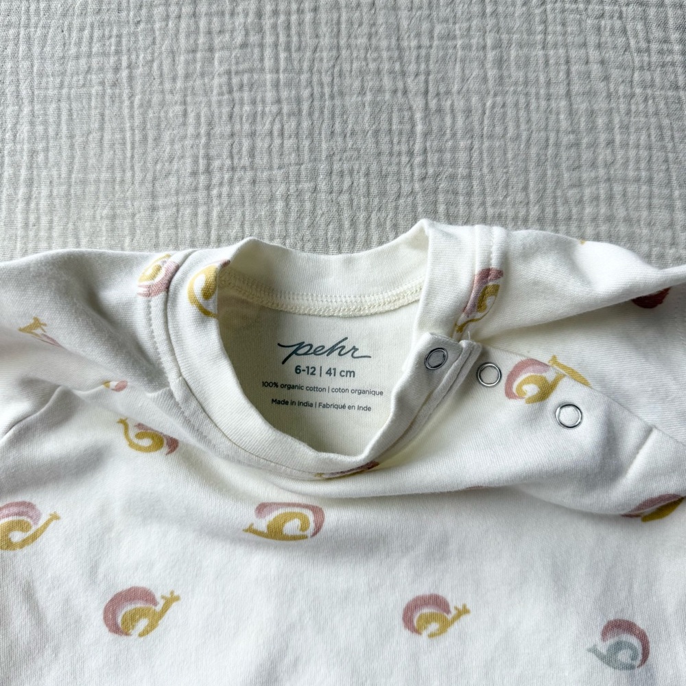 Pehr Snail Bodysuit 6-12m - Picture 7 of 7